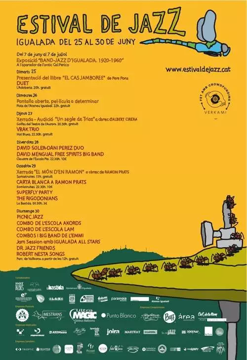 Cartell 1r Estival De Jazz Igualada 2013