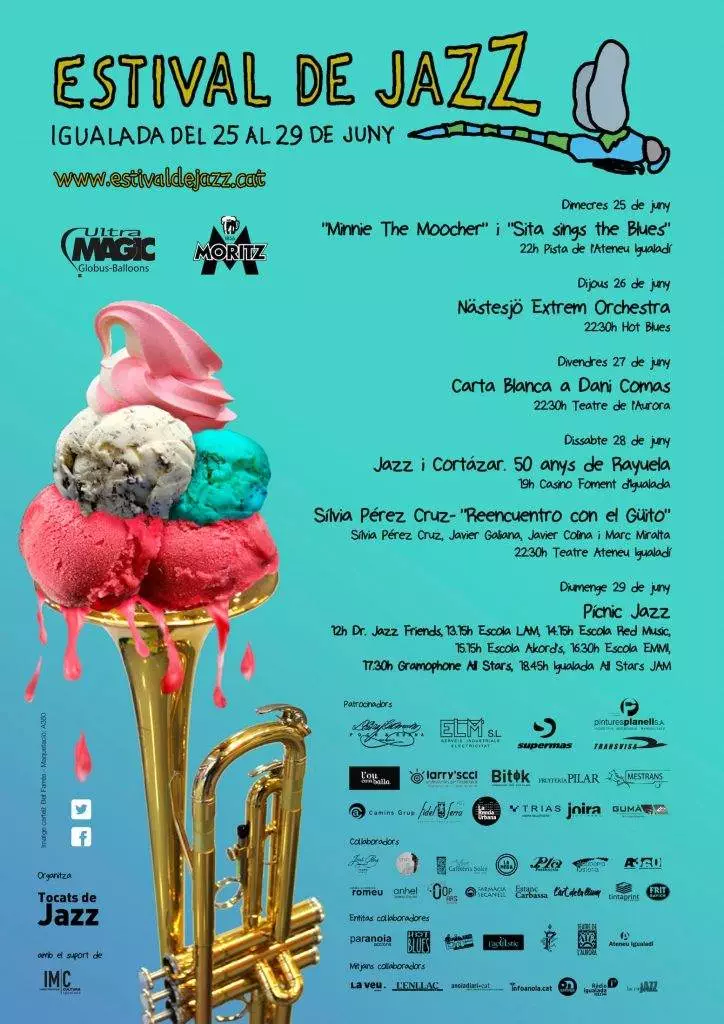 Cartell 2n Estival De Jazz Igualada 2014