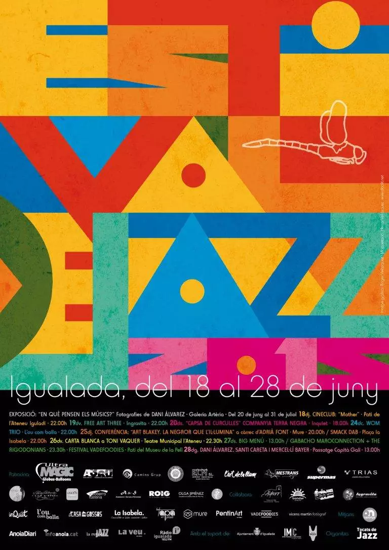 Cartell 3r Estival De Jazz Igualada 2015