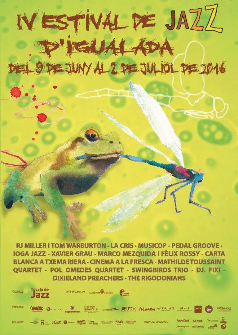 Cartell 4t estival de jazz igualada 2016